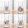 Personalised Whimsical Valentine Anniversary Love Animals Vase, thumbnail 1 of 8
