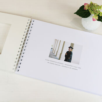 Personalised Graduation Memory Book Or Album: A4, 2 of 4