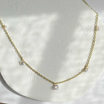 Diamond Waterfall Droplet Necklace, 3 of 6