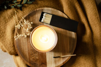 Con Grad Ulations Wood Wick Candle. Graduate Gift, 4 of 5