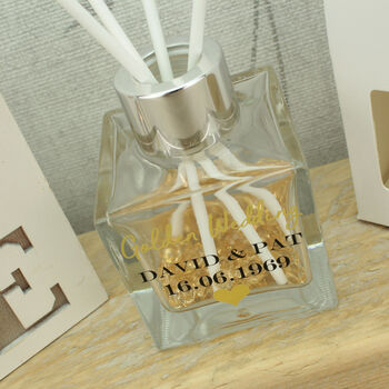 Personalised Wedding Anniversary Crystal Reed Diffuser, 3 of 4