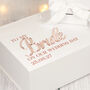 Personalised Bride Or Wife Black Gift Box, thumbnail 2 of 6