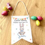 Personalised Easter Bunny Stop Here Sign, thumbnail 3 of 3