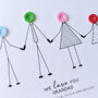 Personalised Grandad And Grandchildren Print, thumbnail 4 of 11