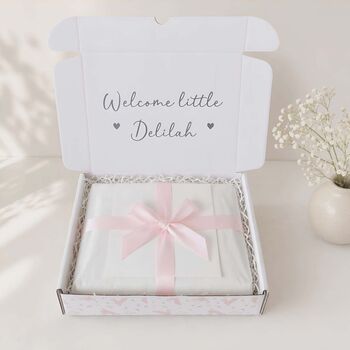 Little Bunny New Baby Girl Or First Easter Book Gift Set, 2 of 9