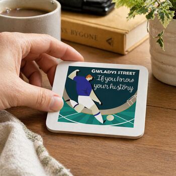 Set Of Four Coasters Gift For Football Fans, 6 of 12