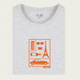 Roadtrip Paris Grey Car Adventure T Shirt, thumbnail 1 of 5