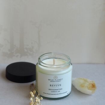 Citrine Crystal Vegan Candle With Essential Oils, 5 of 11
