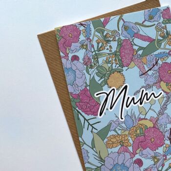 'Mum' Floral Mother's Day Card, 2 of 2