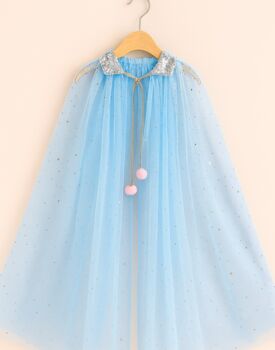 Frozen Cape ~ A Perfect Christmas Gift For Girls With A Satin Pink Bag, 4 of 5