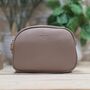 Triple Zip Cross Body Bag In Khaki, thumbnail 2 of 4