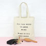 All You Need Is Personalised Tote Bag, thumbnail 3 of 7