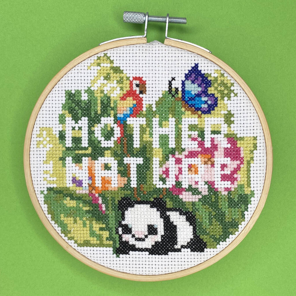 Mother Nature Cross Stitch Kit, 1 of 8