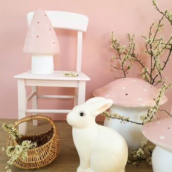 Heico Pink Toadstool And Bunny Night Light, 2 of 6