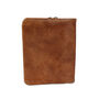 'Lander' Men's Leather Bi Fold Wallet In Tan, thumbnail 4 of 9