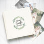 Personalised Ivory Mr And Mrs Wreath Photo Album, thumbnail 4 of 5