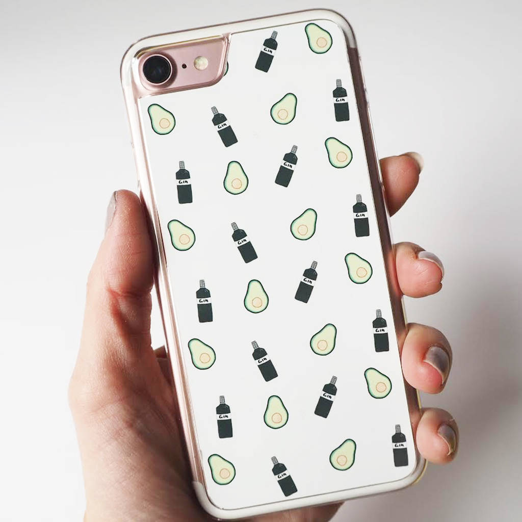 Avocado And Gin iPhone Case By Sweetlove Press