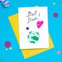 Best Dad In The World Funny Fathers Day Birthday Card, thumbnail 1 of 2