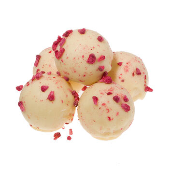 Raspberry And Marc De Champagne Truffles Gift Tin, 3 of 3