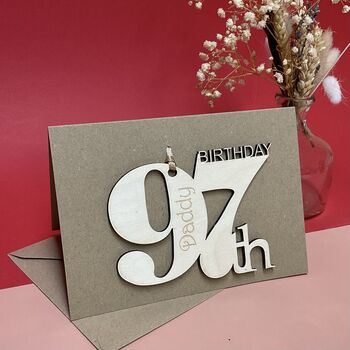 Personalised Age Birthday Card For Dad, 11 of 11