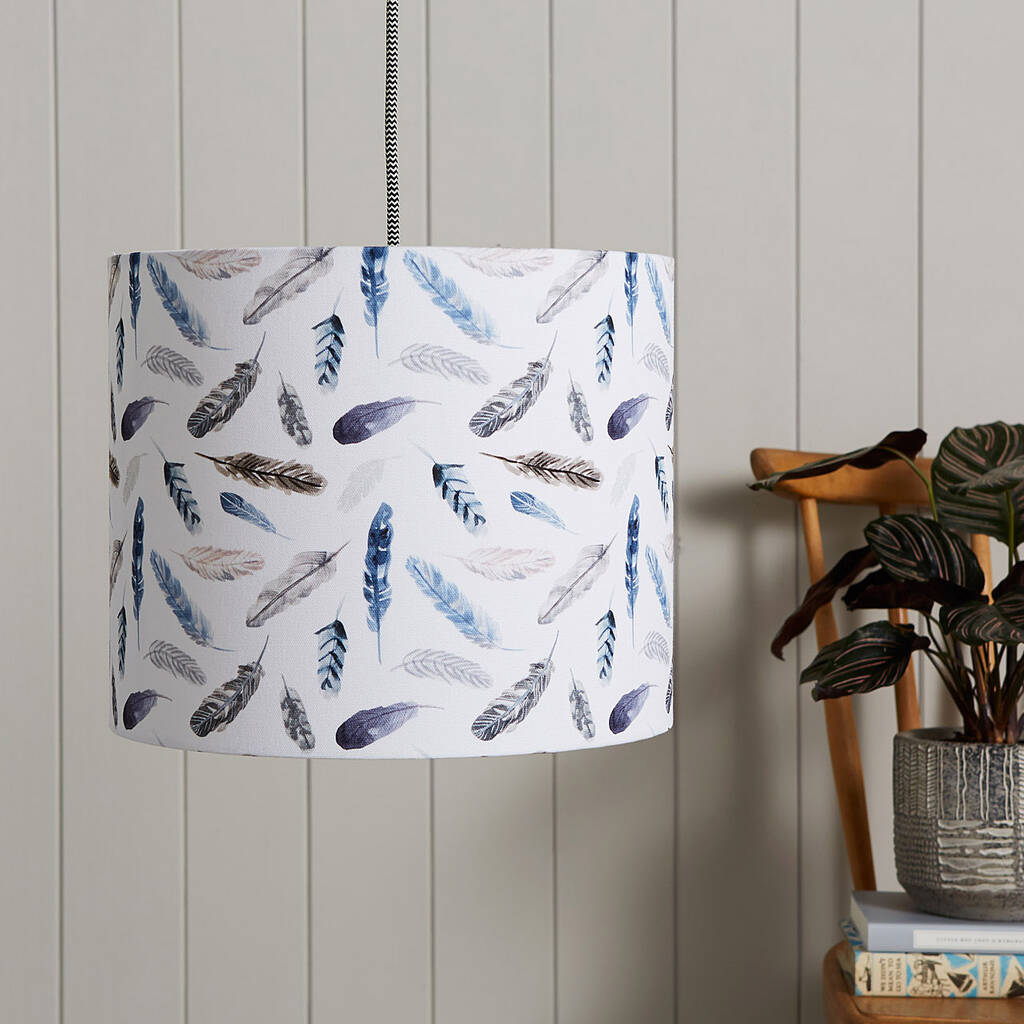 A Handmade 'Feathers' Lamp Shade, 1 of 3