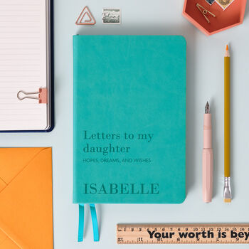 Personalised 'Letters To' Luxury Notebook Journal, 7 of 7
