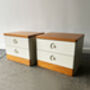 Pair Mid Century Bedside Cabinets By Stag, thumbnail 3 of 6