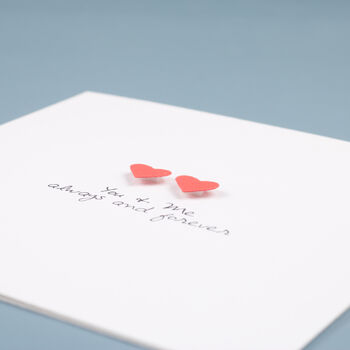 Lgbt Handmade You And Me Always And Forever Card Red, 4 of 5