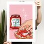 Toast And Jam, Retro Breakfast Art Print, thumbnail 10 of 10