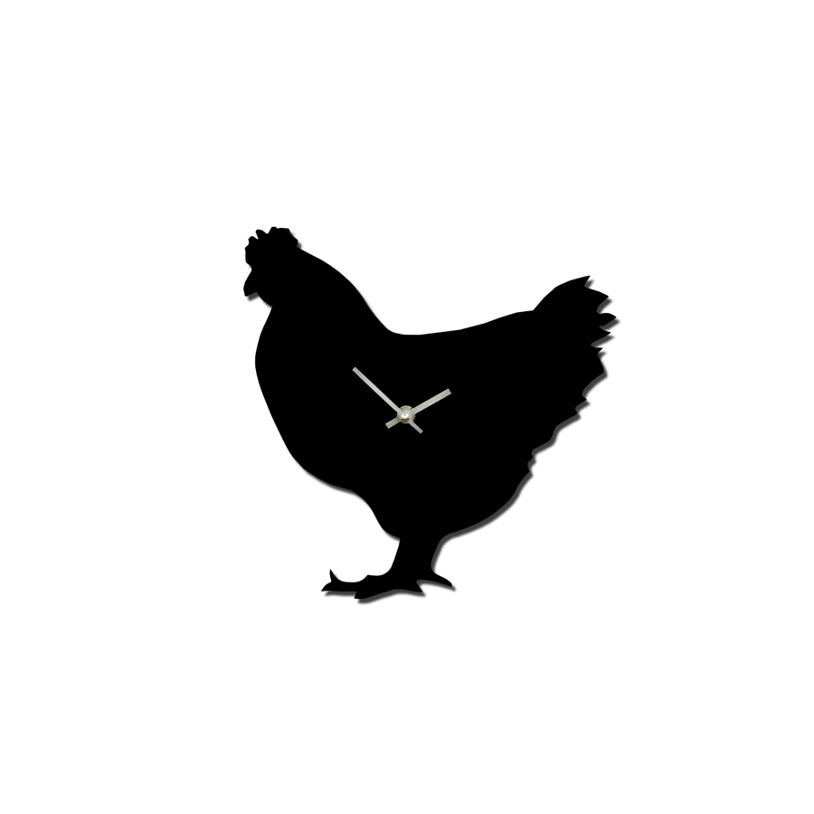 Chicken Clock With Wagging Tail, 3 of 3