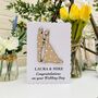 Personalised Wedding Bride And Groom Card, thumbnail 5 of 6