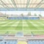 Southend United Roots Hall Stadium Two Art Print, thumbnail 2 of 3