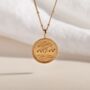 Love Is Love Necklace Gold Vermeil Plated Shorthand, thumbnail 4 of 9
