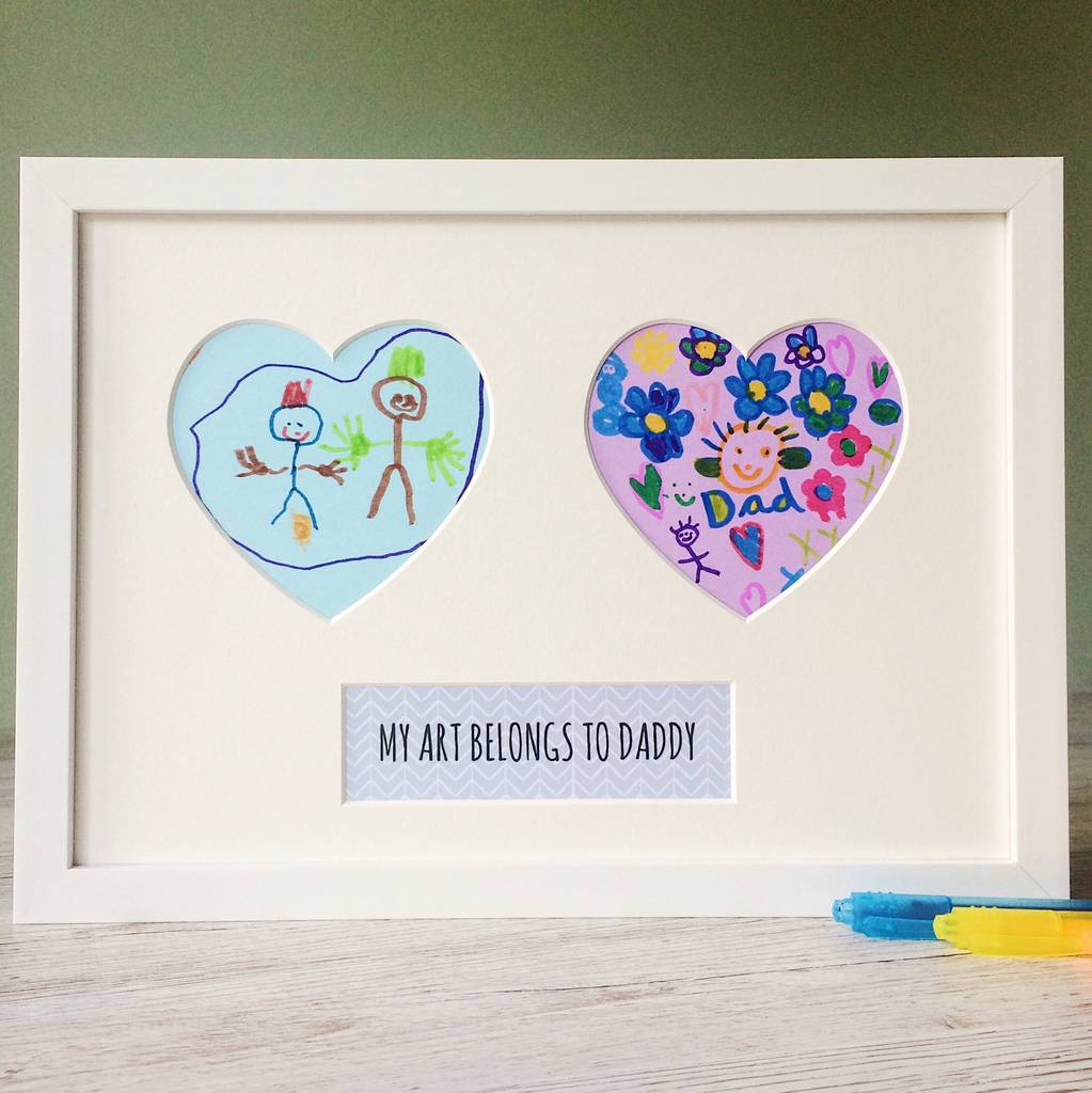 Child's Art Keepsake Gift Kit For Daddy Or Grandad By Outshine Art