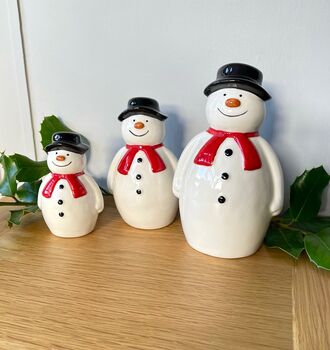 Christmas Ceramic Snowman Family, 7 of 7
