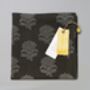 Mandawa Fan Flower Pattern Cushion Cover In French Grey, thumbnail 2 of 5