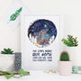 Family Of Foxes Personalised Star Chart Print, thumbnail 2 of 3