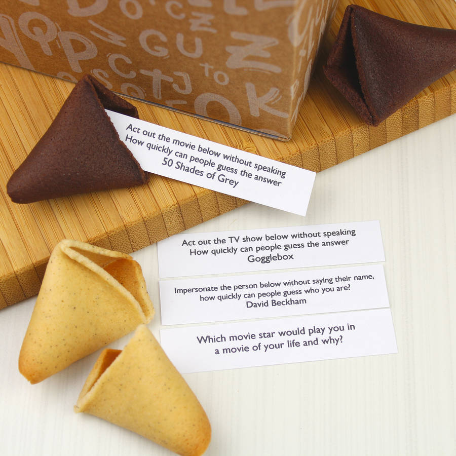 Christmas Party Box Of 24 Fortune Cookies By Cracking Cookies ...