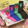 Christmas Heart Socks Letterbox Gift Set Five Pairs Bestseller, thumbnail 1 of 10