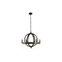Six Light Candle Style Chandelier, thumbnail 5 of 8