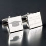 Personalised Graduation Square Cufflinks, thumbnail 2 of 7
