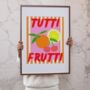 Colourful Tutti Frutti Striped Fun Print, thumbnail 3 of 3