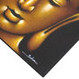 Buddha Painting Gold Sand Finish, thumbnail 3 of 6