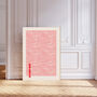 Japanese Pink Wave Art Print, thumbnail 1 of 3