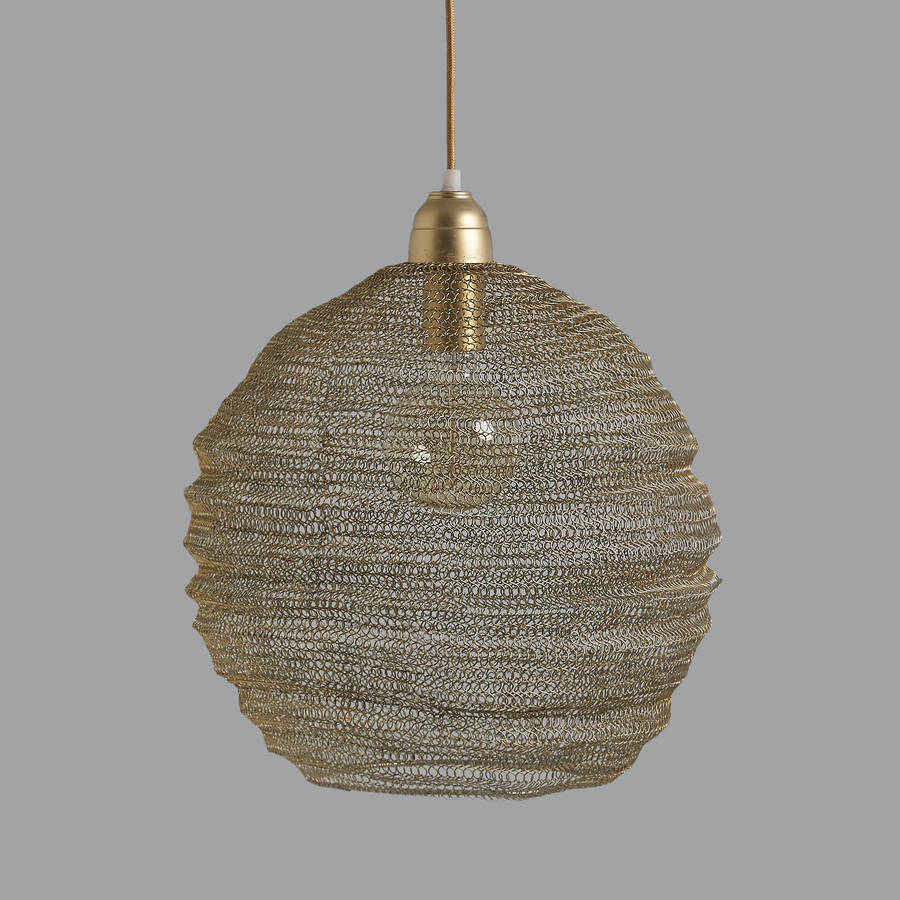 Nina Wire Pendant Lights In Four Colours, 1 of 12