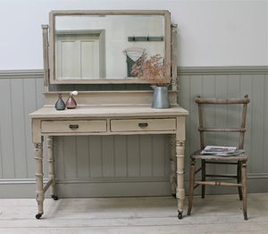 distressed dressing table mirror