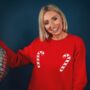 Candy Cane Boobs Christmas Sweatshirt, thumbnail 6 of 6