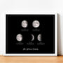 Personalised Moon Phase Print Gift For Mum, thumbnail 3 of 8