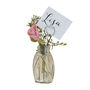 Glass Vase Wedding Place Card Holder Four Pack, thumbnail 2 of 3