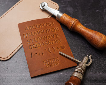 Personalised Handmade Red Leather Wallet Press Stud, 7 of 7